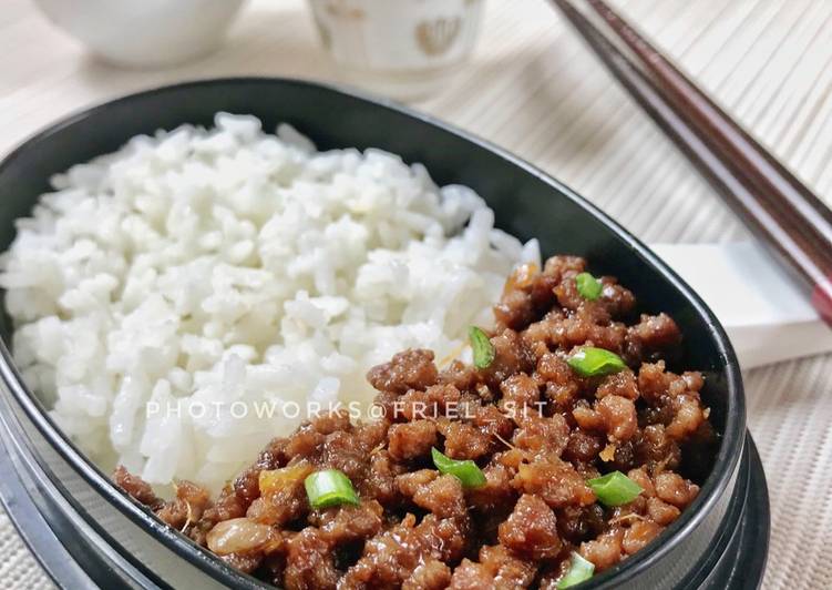 Easy Mongolian Minced Beef #seninsemangat