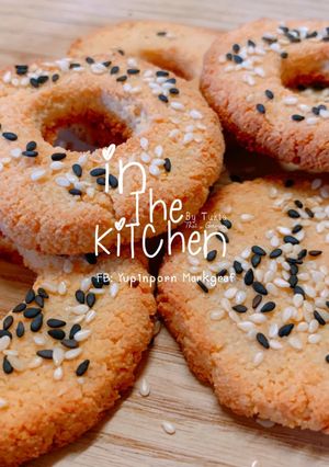 รูปของ คุ๊กกี้แบบฉบับคลีนๆ หอมแอลมอนด์ 🥯🍪