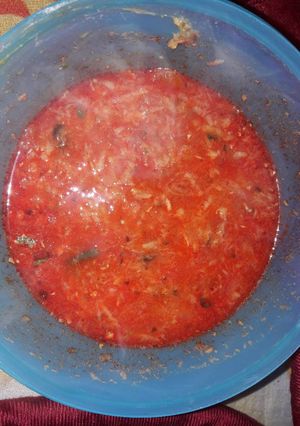 A picture of Ginger Tomato Soup.