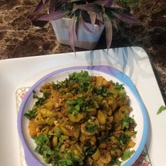 A picture of Pointed gourd dry sabji.