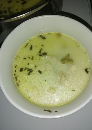 Tárkonyos csiberagu leves recept fotója