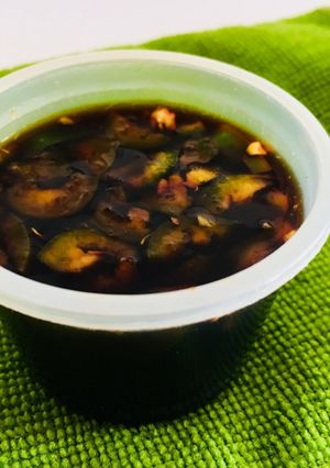 Una foto de Salsa de Soya con Chiles Toreados