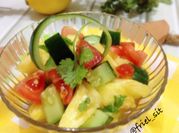 Gambar salad tomat timun