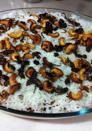 A picture of Fish Biriyani.