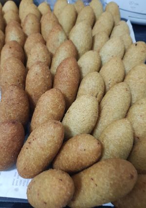 صورة لوصفة كبة مقلية حلبية