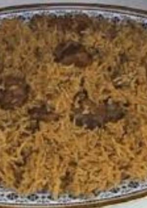 A picture of Beef pilau.