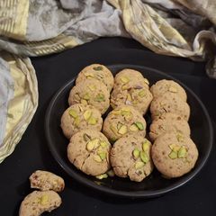A picture of No Sugar, No Maida - Jowar Jaggery Cookies.