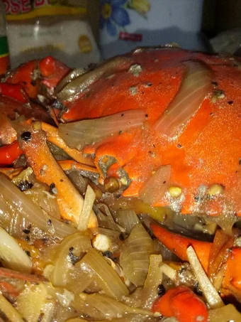 Langkah Mudah untuk Membuat Resep Kepiting lada hitam simpel banget.. yang Lezat Sekali Anti Ribet, Uenak Banget