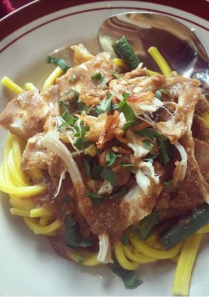 Foto resep Pecel / tahu goreng kuah kacang