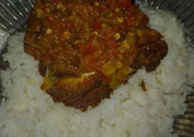 Ayam geprek pedas