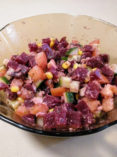 Una foto de Ensalada de remolacha