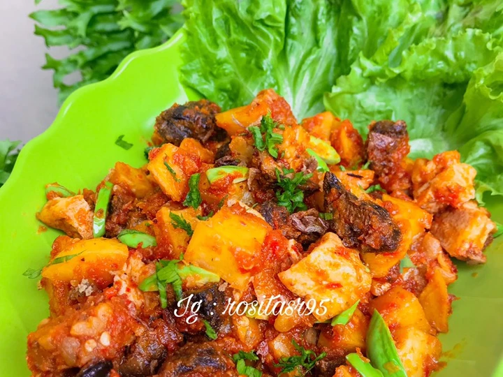 Langkah Gampang Menyiapkan Resep 04. Sambal Goreng Ati dan Kentang yang Enak Banget Anti Ribet, Mantap Sekali