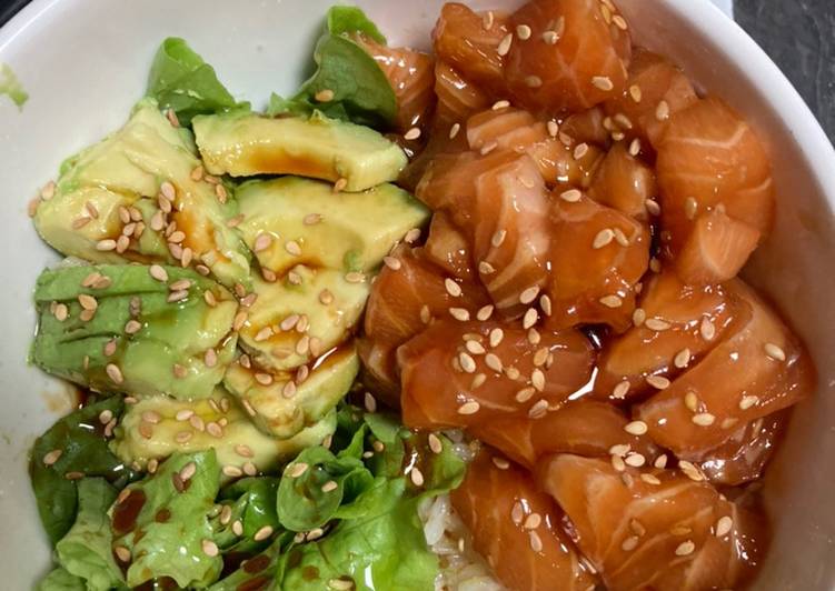 Recipe of Favorite Salade bowl style sushi