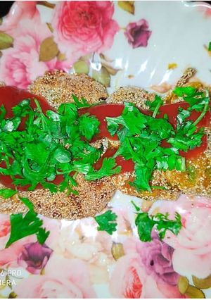A picture of Vegetable cutlet.
