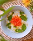 Trứng Cá Hồi Muối & Cơm Trộn Hoa Bồ Công Anh