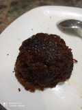 Brownie casero con cacao en polvo