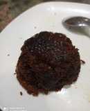 Brownie casero con cacao en polvo