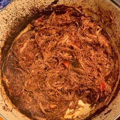 A picture of Low and slow cooked brisket.