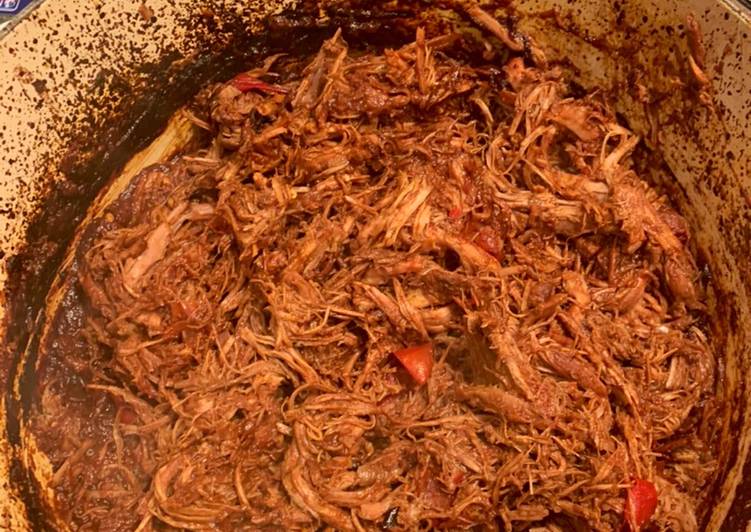 Low and slow cooked brisket