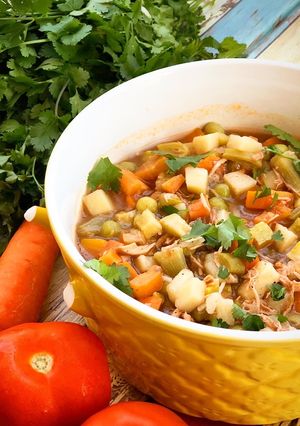 صورة لوصفة شوربة الخضار