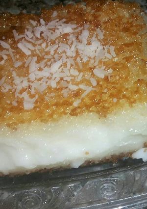صورة لوصفة بسبوسه بالمهلبيه