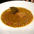 Lentejas con carne de ternera blanca