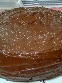 Una foto de Bizcochuelo chiffon de chocolate 🍫