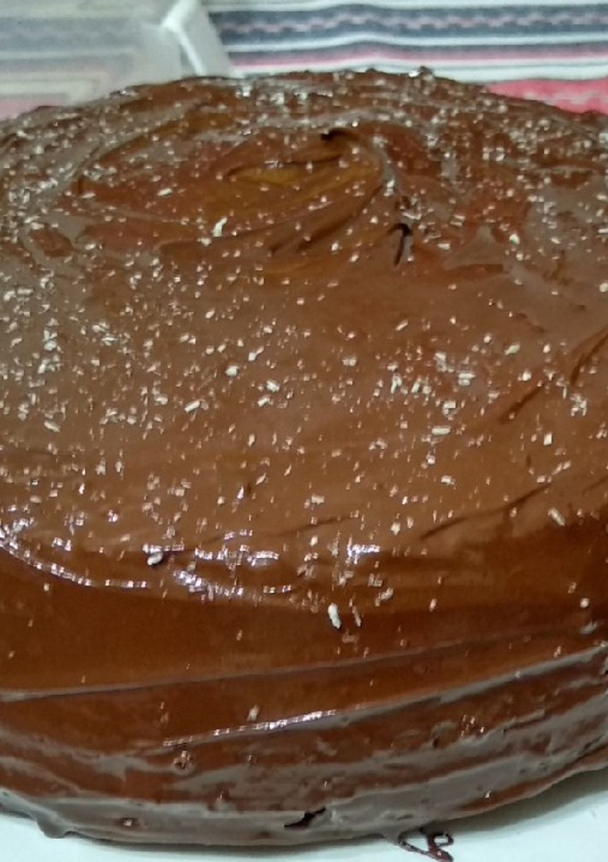 Una foto de Bizcochuelo chiffon de chocolate 🍫
