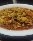Lauki ki khatti methi sabzi