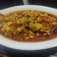 A picture of Lauki ki khatti methi sabzi.