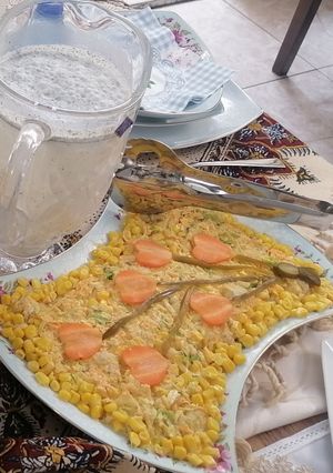 عکسی از دستور سالاد مرغ مجلسی🥗
