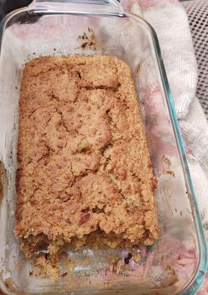 Una foto de Torta de avena y naranja 🍊😋