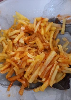 عکسی از دستور سيب زمینی سرخ شده 🥔🍟