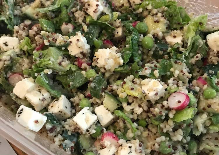 Étapes pour Préparer Fait maison Salade de quinoa fraîcheur