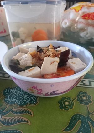 Foto resep Sup tahu sehat tanpa penyedap