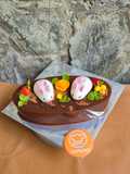 Pudding Cokelat Ulang Tahun