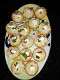 Saltish biscuit sandwich