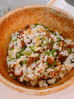 簡易版青江菜飯 的食譜成品照片