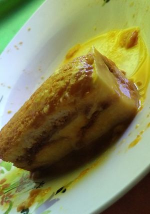Una foto de Postre de Flan