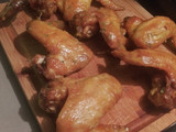 Nonbreaded honey mustard wings
