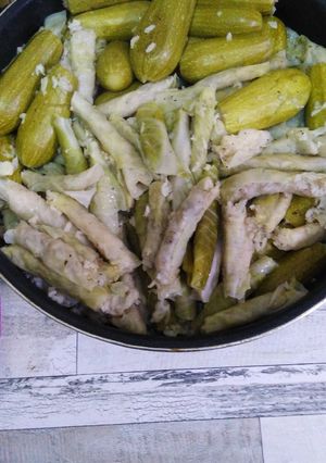 صورة لوصفة ملفوف وكوسا بحامض