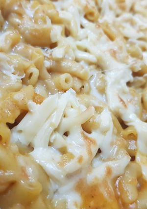 صورة لوصفة معكرونة سهلة ولذيذة 🤤😍