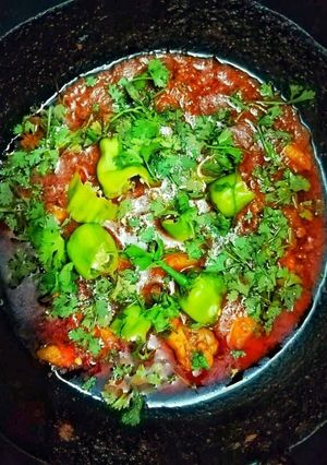 A picture of Vegetable karhai.