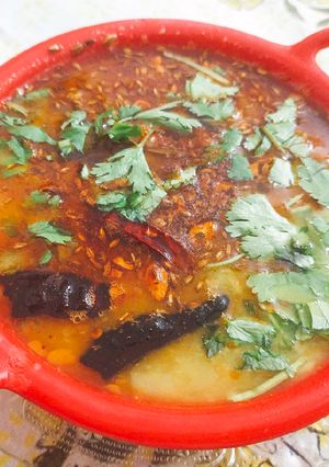A picture of Chatpata_Triloki_daal_tadka.