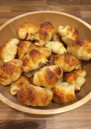 Virslis kifli recept fotója