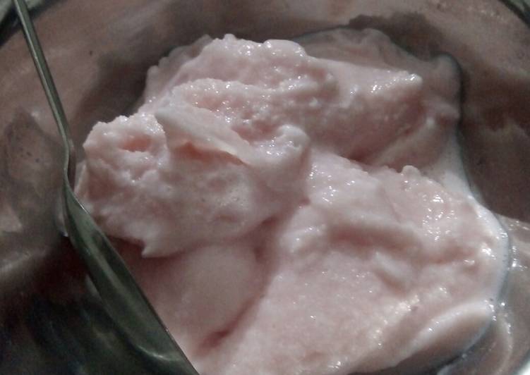 Recipe of Super Quick Homemade Coconut / Rose Ice Cream