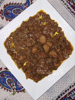 عکسی از دستور خوراک بادمجان و بوقلمون رژیمی