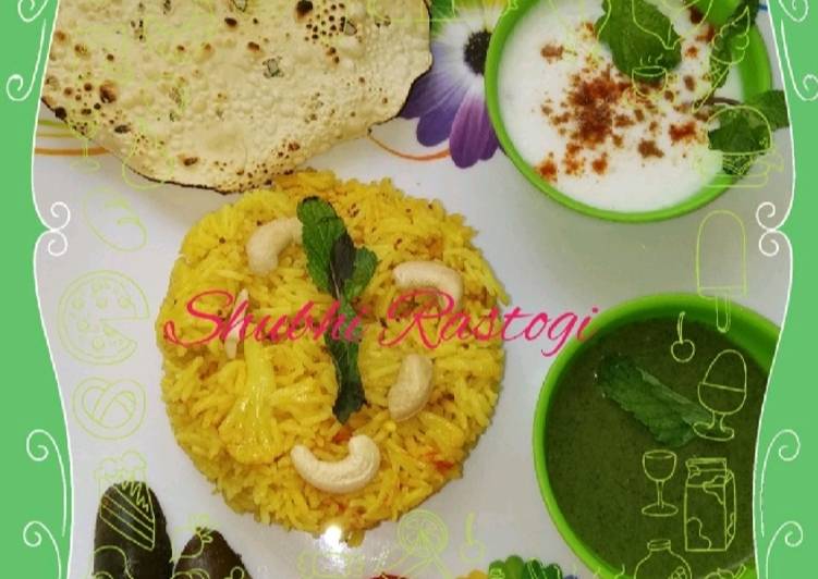 Recipe of Quick Haldi mix veg Rice