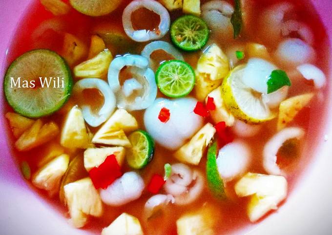 Cara Buat Rujak Rambutan Bunda Pasti Bisa
