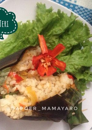 Foto resep Nasi Bakar Teri